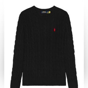 Women’s Ralph Lauren Black Cable Knit - M